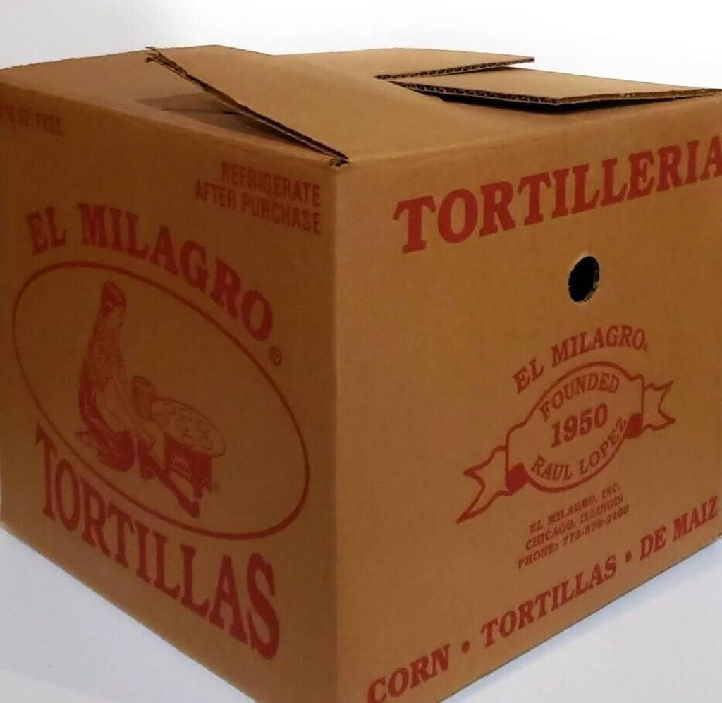 Milagro 48 Pack Case of 12 Fresh Corn Tortillas (576)