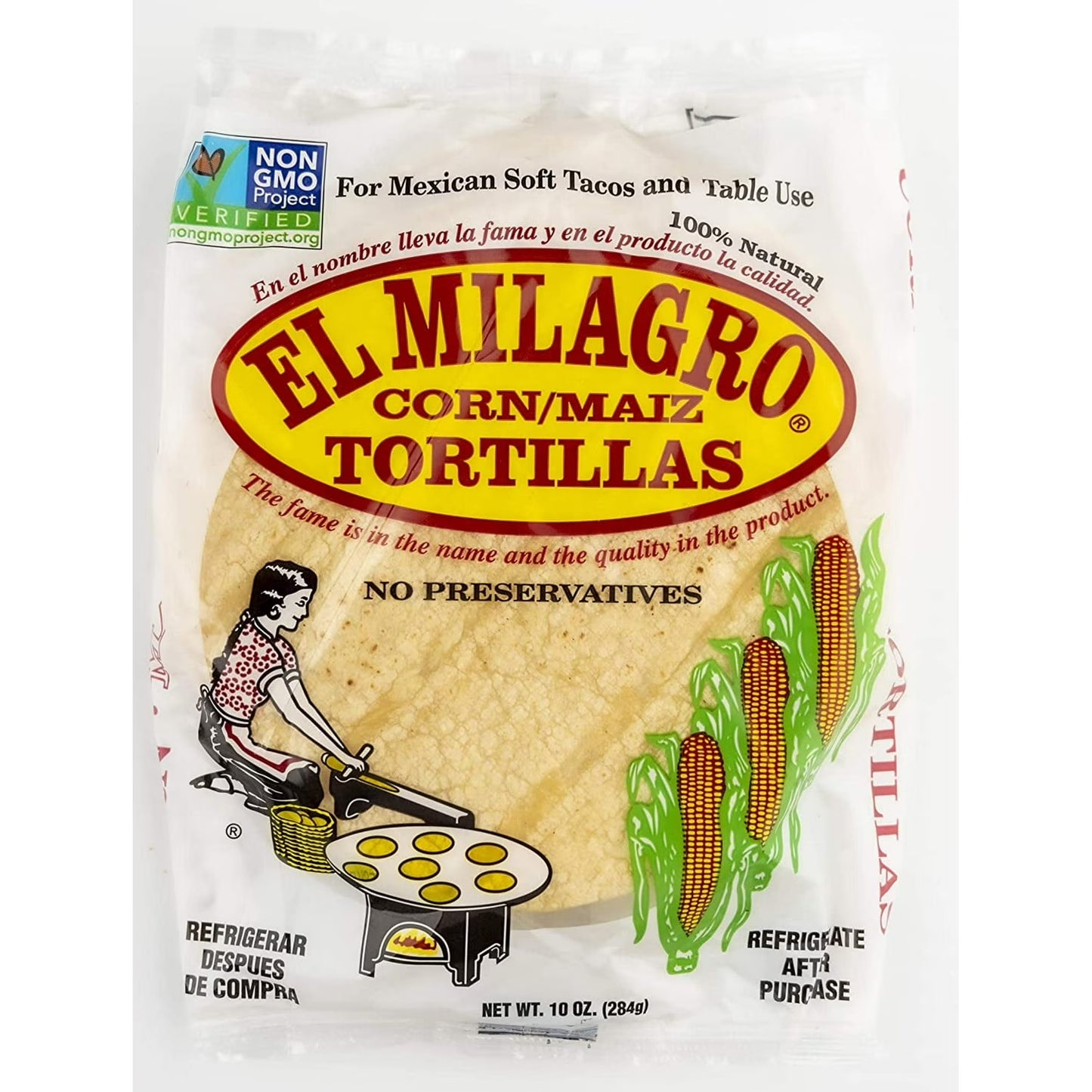 Milagro 12 Pack of 12 Fresh Corn Tortillas (144)