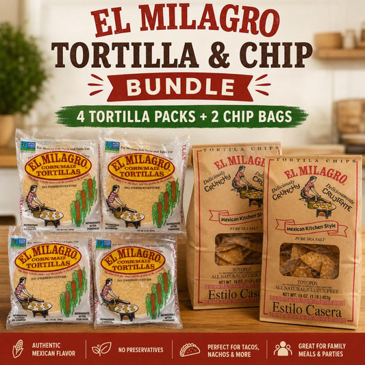 Family Taco Night Bundle – Corn Tortillas & Chips